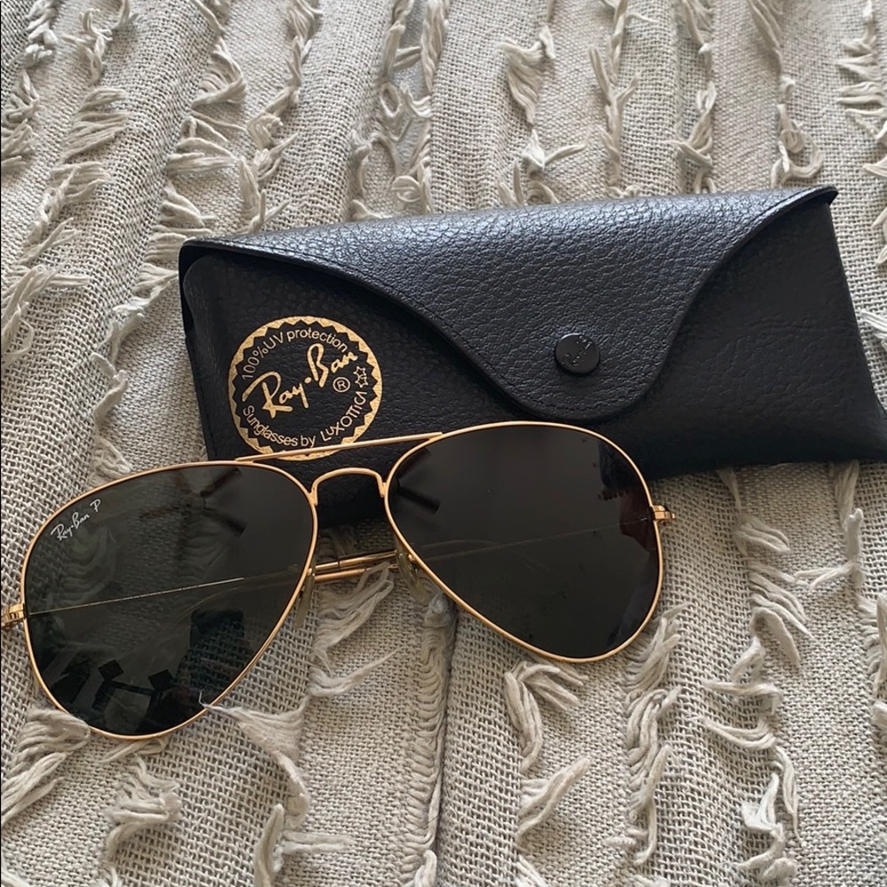 Authentic Polarized Ray Ban Aviators